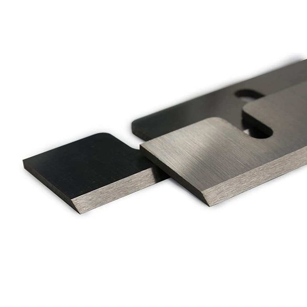 Cuchillas cepilladoras de 12,5 pulgadas de repuesto DW7332 para cuchillo cepillador de madera DeWalt DW733 para trabajar la madera, juego de 2, como se muestra