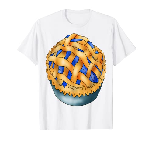 Blueberry Pie T-shirt Motif pâtissier T-Shirt