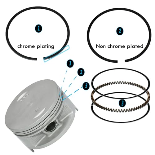 Image of Tupo TRX420-86.5 Cylinder Top End Rebuild Kit | Compatible with Honda TRX420 Rancher 420 2007-2018