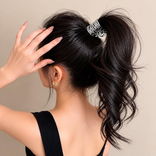 Image of Radhu & Kabby Metal Hair Claw Clips for Women, Set of 3 Premium Hair Clutchers in Gold Silver Black, Strong Hold Jaw Clips for Thick & Thin, Stylish Hair Accessories for Everyday & Special Occasions