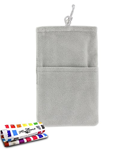 MUZZANO Original Cocoon Pouch for LG Optimus L7 - Mouse Grey