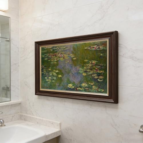 Toile nénuphars de Claude Monet 40x61 cm pour salon - 5