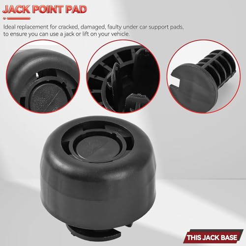 4 Stück Wagenheber Gummiauflage Adapter Wagenheberaufnahme Hebebühne Gummiblock Gummistopfen Jack Pad 6395830046 Für Mercedes-Benz Vito W447 W639