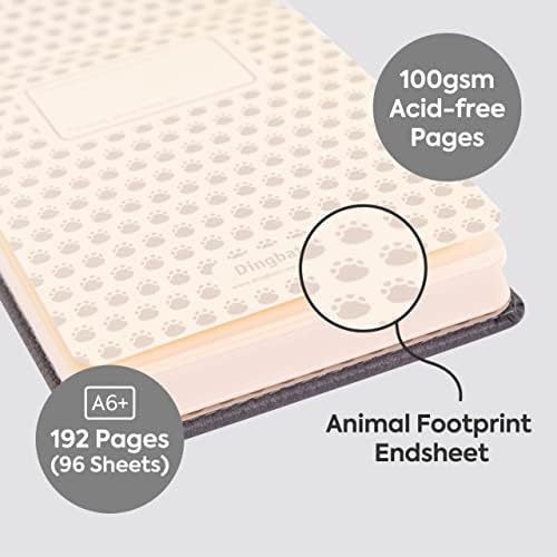 Dingbats* Wildlife A6 Reporter Grey Elephant Notebook - Lined