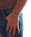 Shma Israel Hebrew Cuff Bracelet for Men – Dainty Darkened Silver Jewish Jewelry – Shema Prayer Scripture Bracelet – Handmade in Israel – Gift-Ready