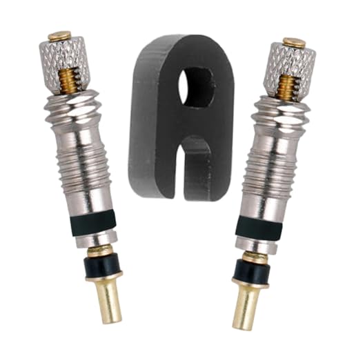 SOESFOUFU 2pcs Presta Valve Core Replacement Tool for Mountain and Road Bikes Durable Valve Core Supply with Textured Design for Enhanced Tire Performance and Compatibility