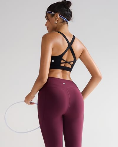 Image of RUNNING GIRL Sports Bra for Women, Molded Cup High Impact Sports Bras for Women with Sewn in Pads