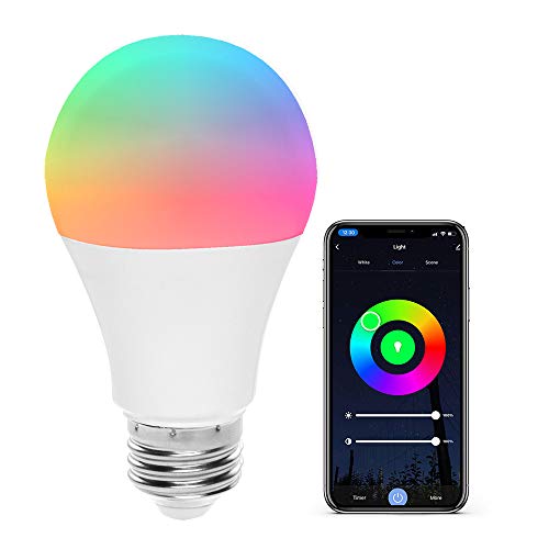 Regal Color Changing Light Bulb WiFi LED 120V Smart Bulb A19 E26 Dimmable RGB Color Changing, 800 Lumen, 9-Watt (60-Watt Equivalent), 6500K, Alexa & Google Home Compatible (2.4Ghz Only) Regal Color Changing Light Bulb WiFi LED 120V Smart Bulb A19 E26 Dimmable RGB Color Changing, 800 Lumen, 9-Watt (60-Watt Equivalent), 6500K, Alexa & Google Home Compatible (2.4Ghz Only)