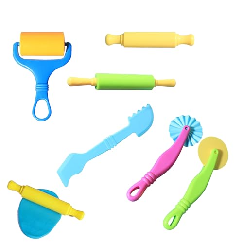 FUSONGQINTANG Juego de 6 Herramientas de Plastilina Herramienta de Arcilla y Masa Accesorios de Plastilina para Juego de Masa de Arcilla Bricolaje Kits de fabricación