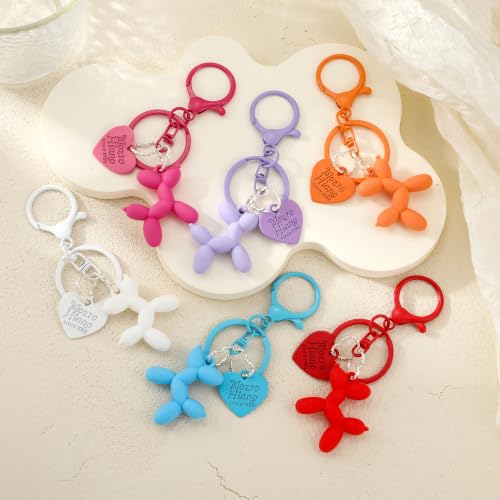 Image of Balloon Dog Keychain Bulk, Fun Purse Charms Bag Decoration