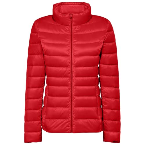 fartey Lightweight Puffer Jacket Women Warm Winter Padded Coat with Pockets - image 7