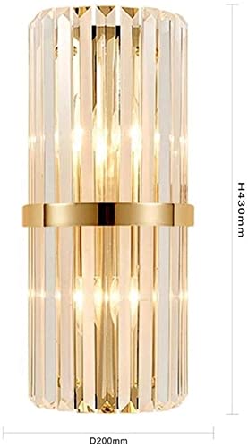 Apliques de cristal dorado de lujo WQHPLMD para decoración exclusiva de interiores 6