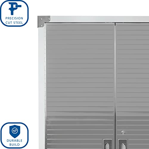 Seville Classics Full Door Rolling Storage Cabinet, 36" W X 18" D X 72" H, Granite #TOP2