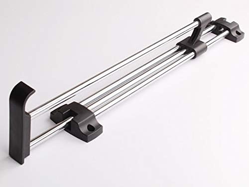 Ochoos Top-Mounted Sliding Pull Out Closet Wardrobe Clothes Hanger Rack - (Color: 45CM Long)