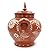 Traditional Portuguese Hand-painted Vintage Clay Terracotta Soup Tureen