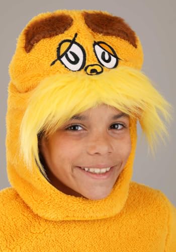 Disfraz infantil Dr. Seuss El Lorax con capucha y cobertores miniatura 4