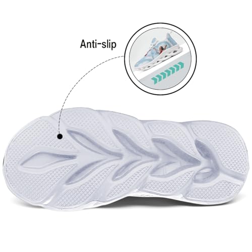 Image of DLWKIPV Men Running Shoes Men's Tennis Shoes Lightweight Breathable Fashion Sneakers Non Slip Workout Gym Shoes for Running