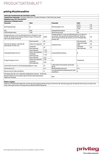 Privileg PWT Class B6 S5 N Waschmaschine Toplader/1200 UpM/6 kg/EEK B/Turn&Go Programm/Rapid Wash/SoftOpening/Extra Spülen/Energy Saver/Mehrfachwasserschutz+/Extra Waschen/Startzeitvorwahl