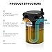 Aluminum Oil Catch Can with Baffled Filter, Baffled Filter Captures Oil & Moisture,Automotive Replacement Fuel & Water Separators (Upgraded, 3.3 FT)