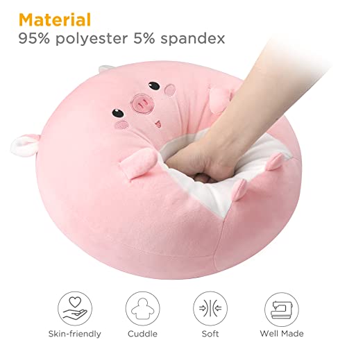 Gagaku 12.6 Inch Cute Pig Plush Pillow，Cartoon Stuffed Animal Body Pillow Super Soft Plush Toy Birthday Valentines Gifts, Children's Sleep Napping Kawaii Pillow #TOP2