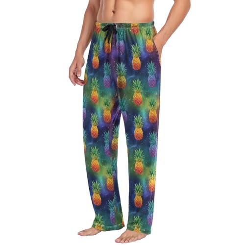 Pineapple Men’s Pajama Bottoms Comfortable Relax Fit Lounge Pants4