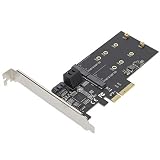 Esta tarjeta PCI-E puede expandir su computadora: 3 interfaces externas SATA3.0 y 2 interfaces M.2 B-Key.