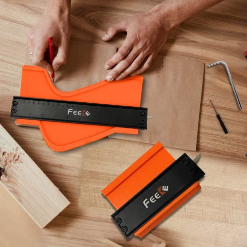 Feeke 002 Contour Gauge (12+5 Inch) With Lock, Super Contour Duplicator Gauge Shape And Outline Tool Woodworking Tools Gifts thumb #5