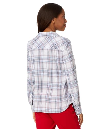 Image of Tommy Hilfiger Women's Plaid Lurex Button Up Shirt