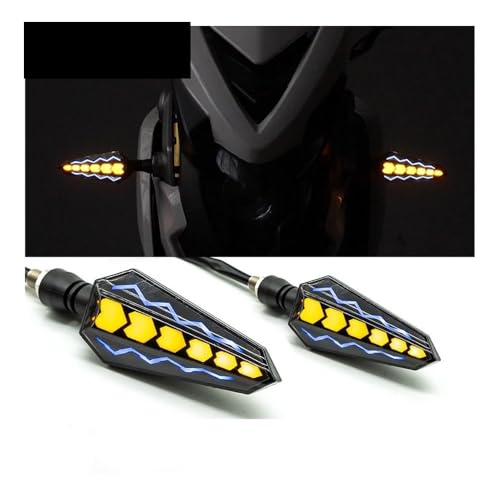 YBVDCXP Clignotant Indicateurs Clignotant de moto avec voyant LED clignotant universel pour Monster 797 620 pour Scrambler 748 pour Street pour Fighter