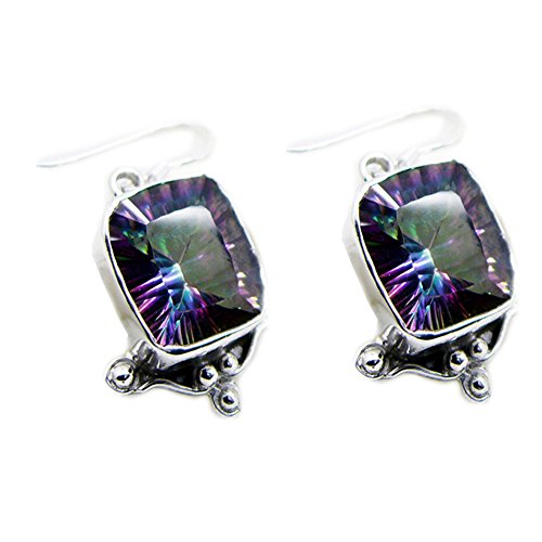 Quartz mystic boucles d'oreilles en argent pour illuminer vos soirées