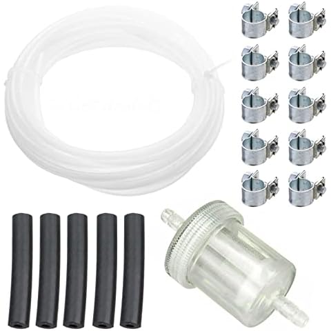 Pulchra 17PCS Diesel Heater Fuel Line Kit Car Air Parking Heater Tube Fuel Hose Line Pipe Filte for Webasto Eberspacher Replacement Cover