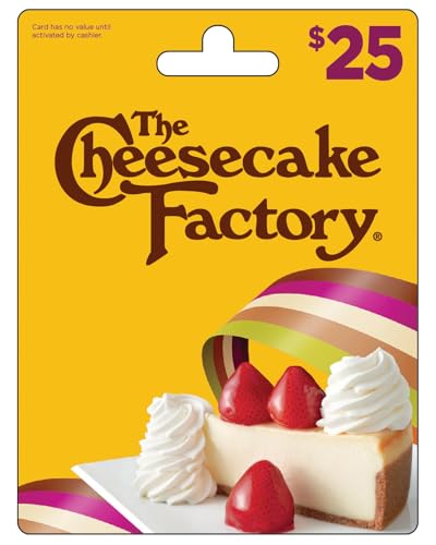 Image of Cheesecake Factory The Physical Gift Card - $25
