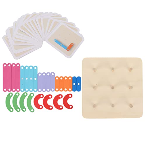 MAPHRWZ Rompecabezas de construcción del alfabeto, juguetes de entrenamiento de pensamiento, bloques apilables para niños, juguetes educativos de madera para niños, para marca,