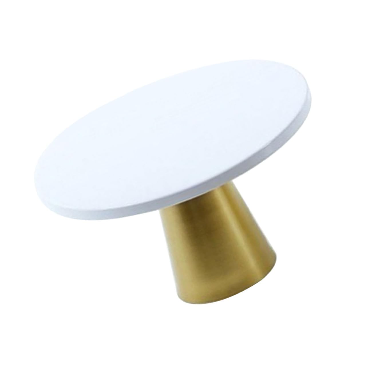 Présentoir à Gâteaux en Fer Blanc Moyen, Plateau Décoratif Multifonction 1 Niveau pour Desserts, Accessoire pour Mariage, Anniversaire et Usage Domestique, Support Gâteau