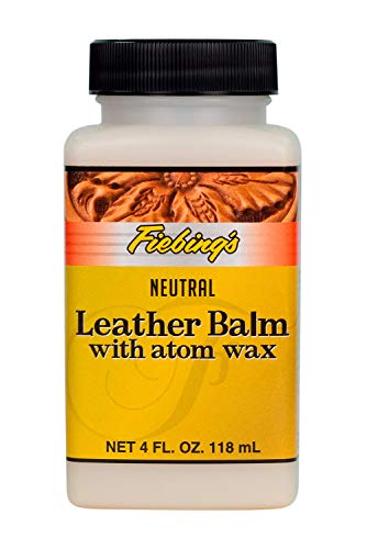 Fiebings Leather Balm with Atom Wax Neutral 4 oz