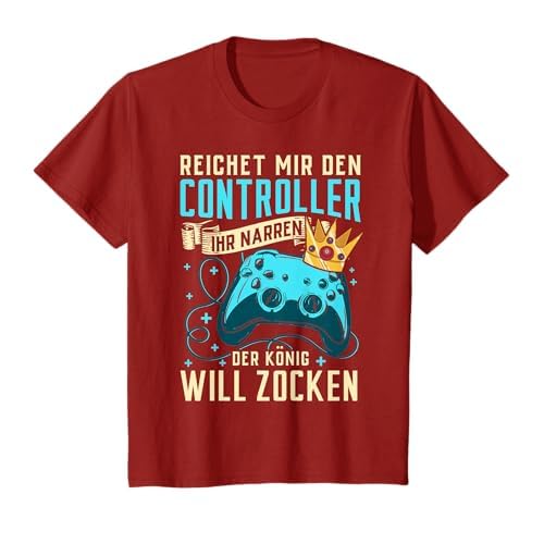 Zocken Tshirt Gaming Controller Zocker Lustig Herren RPG T-Shirt