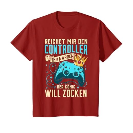 Zocken Tshirt Gaming Controller Zocker Lustig Herren RPG T-Shirt
