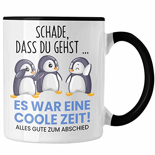 Personalisiert Abschiedsgeschenk-Tasse Für Kollegen – „Schade, Dass Du Gehst“ Mit Beidseitigem Druck