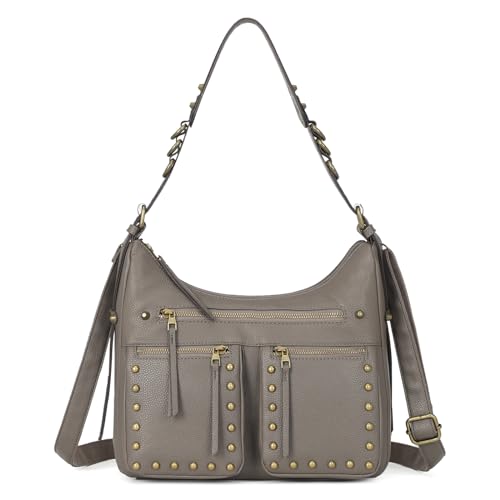 KL928 Large Hobo Shoulder Bag for Women Soft Faux Leather Handbags Fashion Tote Purse Adjustable Strap