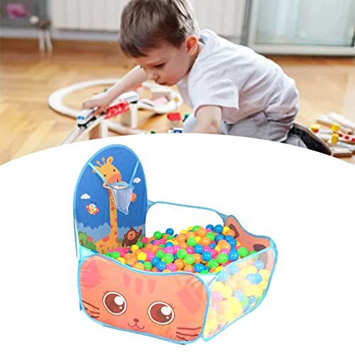 Dpofirs Piscine à Balles Girafe de Dessin animé pour Enfants avec Cerceau de Basket-Ball pour Tente de Piscine de Jeu pour bébé, Temps de Jeu Amusant pour Garçons...