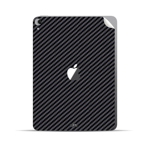 IPG Decal for IPAD Decorative Carbon Fiber Vinyl Back Protector Anti Scratch Skin Guard - 3D Surface - Bubble -Free Easy to Install (Black Carbon Fiber, iPad Air (M2) 11