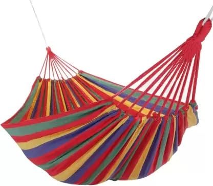 Ashmeo Outdoor Hang Bed Camping Cotton Small Swing (Red, DIY(Do-It-Yourself))