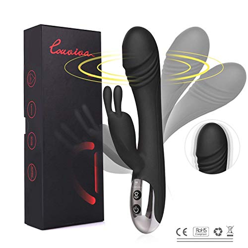 Eléctrica Recargable Massager,10 patrones de vibración,Carga por USB, Silicona Suave, Impermeable