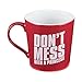 Vandor Star Wars Princess Leia 12 Ounce Ceramic Mug, Red/White