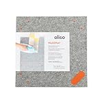 oliso MultiMat Wool Pressing Pad – 100% New Zealand Wool, 14" x 14", ½" Thick – Ideal for Quilting, Sewing & Crafting (Single Pack)