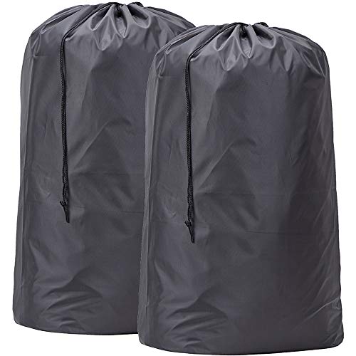 HOMEST 2 Pack Large Nylon Laundry Bag, Machine Washable Large Dirty