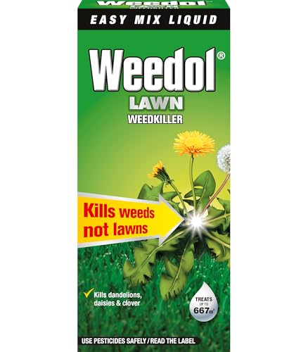 Weedol Lawn Weedkiller Easy Mix Liquid Concentrate 1L
