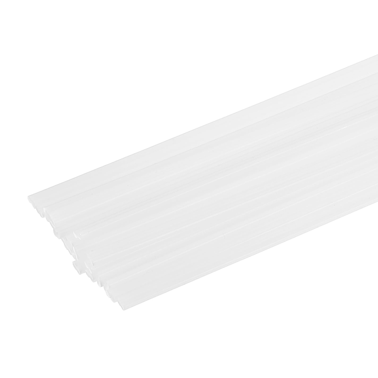 sourcing map 2set(10pcs) Plastic Welding Rods 100cm PP Welding Strips Welder Rods for Car Bumper Kayak Daily Repair Plastic Welder Car Bumpers, White