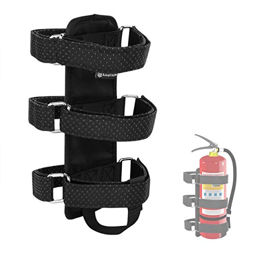 CaSZLUTION Adjustable Fire Extinguisher Mount Holder Bracket Car Trunk Holder for Jeep and SUV vehicle