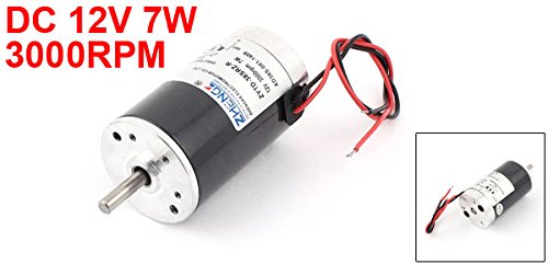 uxcell a15030500ux0256 DC 12V 7W 3000RPM High Torque 2-Wired